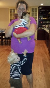 Micah is pretty sure that he doesn't want his mama holding another baby.