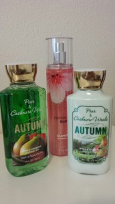 My three little bottles, after pre-purchase angst.