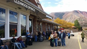 john carol kris waiting for train