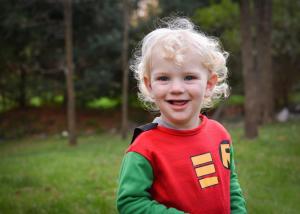 His brother Micah is Robin.