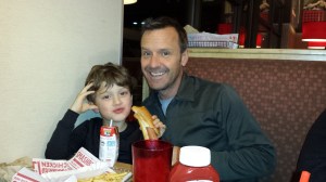 Joseph and Allen mug for the camera.