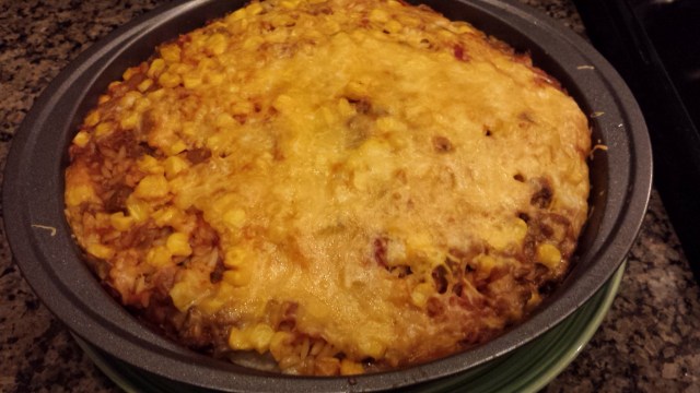 Mexican casserole uncut