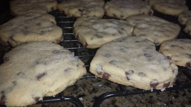 chocolate chip valentine cookies