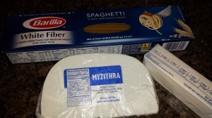 Ingredients for a simple and delicious meatless meal.