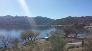 saguaro lake from picnic area