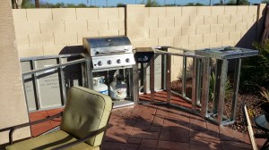 After it was completely framed, I was ready to add to concrete board.