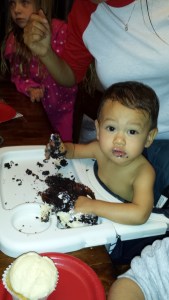 Cole and smash cake