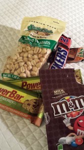 As you can see, only the M&Ms are open.