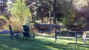 We spent much time sitting by the Fall River, listening to the sounds of nature.