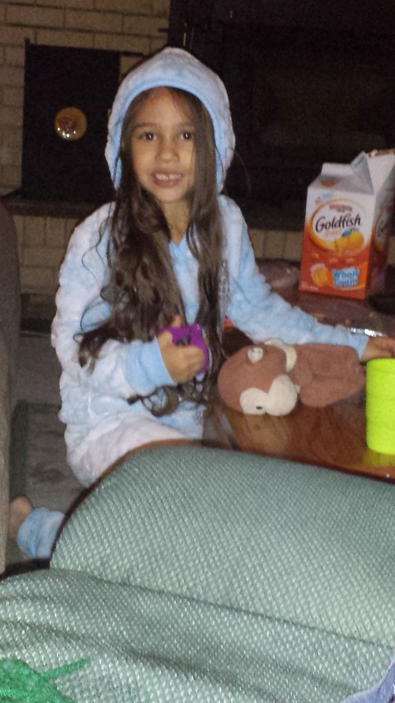 Mylee in pjs 12.15