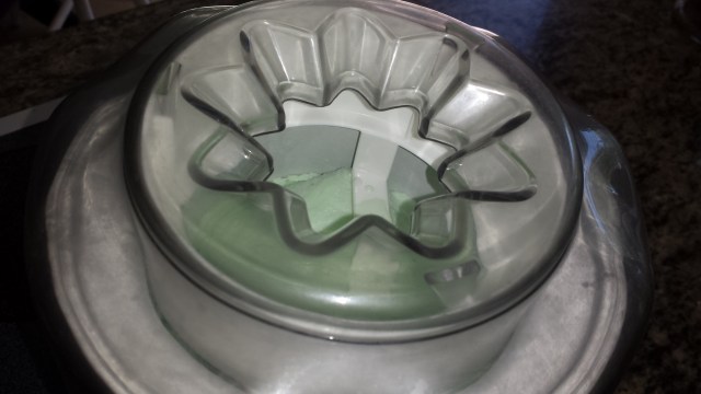 freezing lime sherbet